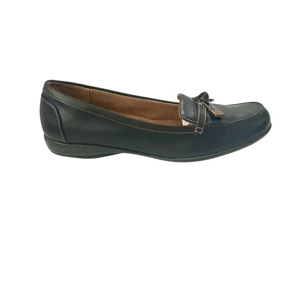 Natural Soul Naturalizer GRACEE Bow Blue Flat Loafers All Through Comfort 9.5 M - Picture 2 of 10